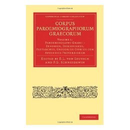 【预售】Corpus Paroemiographorum Graecorum, Volume 1: