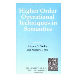 【预售】Higher Order Operational Techniques in Semantics