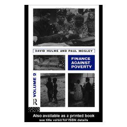 【预售】Finance Against Poverty: Volume 2: Country Case