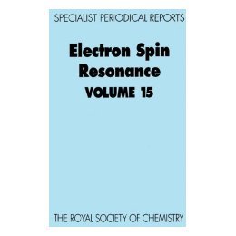 【预售】Electron Spin Resonance: Volume 15