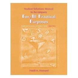 【预售】For All Practical Purposes Student Solutions Manual