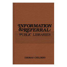 【预售】Information and Referral: Public Libraries