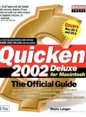 【预售】Quicken 2002 Deluxe for Macintosh: The Official