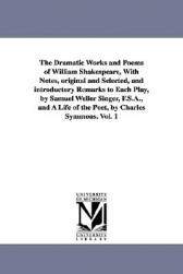 【预售】The Dramatic Works and Poems of William Shakespeare,