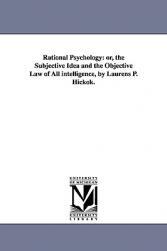 【预售】Rational Psychology: Or, the Subjective Idea and the