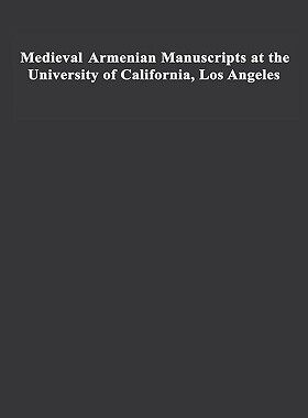 【预售】Medieval Armenian Manuscripts at the University of
