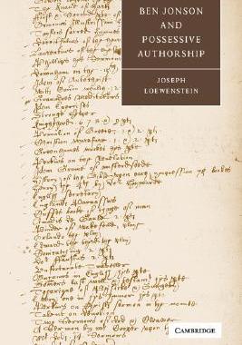 【预售】Ben Jonson and Possessive Authorship
