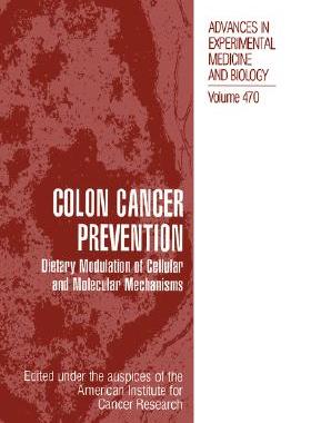 【预售】Colon Cancer Prevention: Dietary Modulation of
