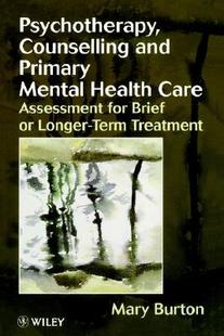 Counselling Psychotherapy Primary Health Mental 预售