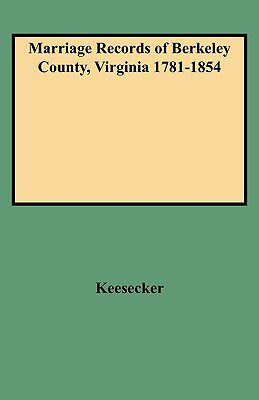 【预售】Marriage Records of Berkeley County, Virginia