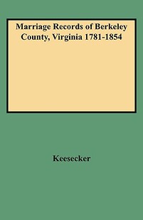 Records Marriage 预售 Virginia Berkeley County