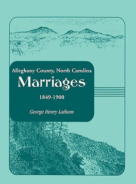 【预售】Alleghany County, North Carolina, Marriages