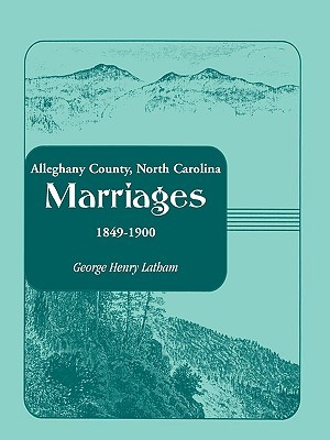 【预售】Alleghany County, North Carolina, Marriages