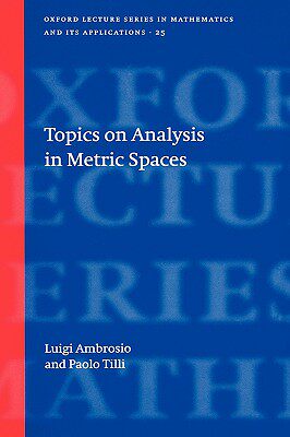 预订 Topics on Analysis in Metric Spaces