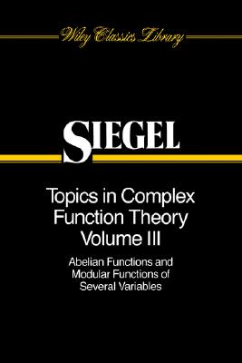 【预售】Topics In Complex Function Theory, Volume Three