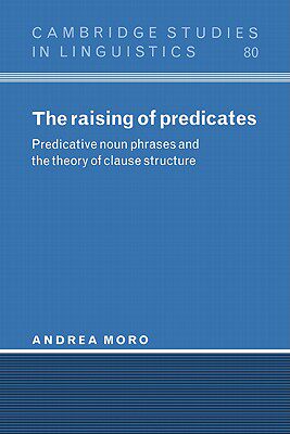 【预售】The Raising of Predicates: Predicative Noun Phrases