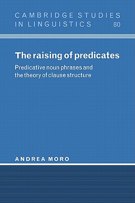 【预售】The Raising of Predicates: Predicative Noun Phrases