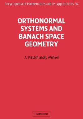 【预售】Orthonormal Systems and Banach Space Geometry