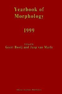 【预售】Yearbook of Morphology 1999