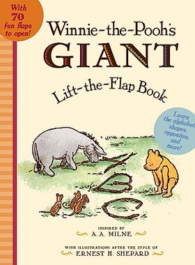 【预售】Winnie-The-Pooh's GIANT Lift-The-Flap Book