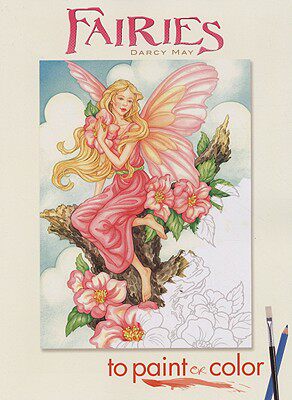 【预售】Fairies to Paint or Color