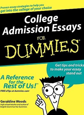 【预售】College Admission Essays For Dummies(R)
