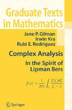 【预售】Complex Analysis: In the Spirit of Lipman Bers