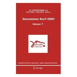 【预售】Geostatistics Banff 2004