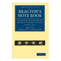 【预售】Bracton S Note Book: A Collection of Cases Decided