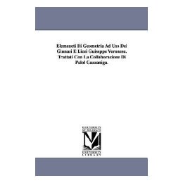 【预售】Elemeneti Di Geometria Ad USO Dei Ginnasi E Licei