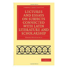 【预售】Lectures and Essays on Subjects Connected with Latin