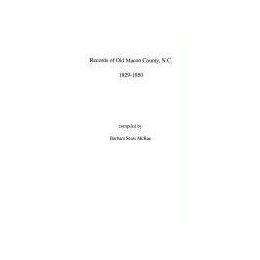 【预售】Records of Old Macon County, North Carolina