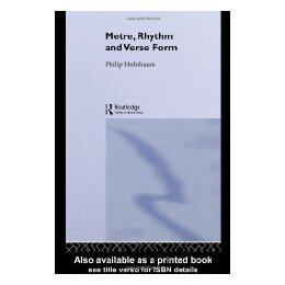 【预售】Metre, Rhythm and Verse Form