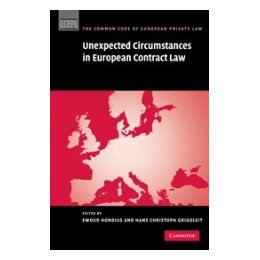 【预售】Unexpected Circumstances in European Contract Law