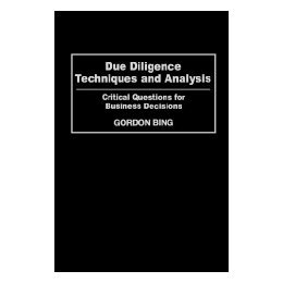 【预售】Due Diligence Techniques and Analysis: Critical