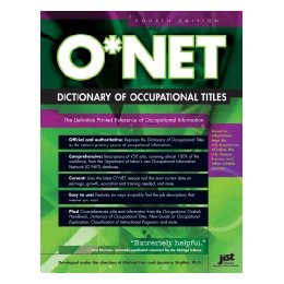 【预售】O* Net Dictionary of Occupational Titles