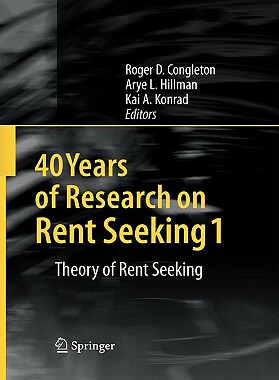 【预售】40 Years of Research on Rent Seeking 1: Theory of
