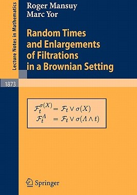 【预售】Random Times and Enlargements of Filtrations in a