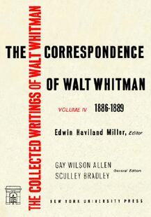 Correspondence The Whitman Vol. Walt 预售