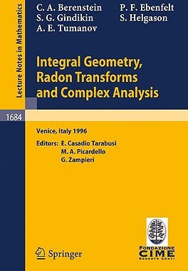 【预售】Integral Geometry, Radon Transforms and Complex