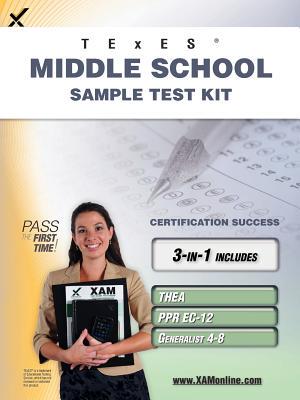 【预售】Texes Middle School Sample Test Kit: Thea, Ppr