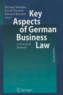【预售】Key Aspects of German Business Law: A Practical