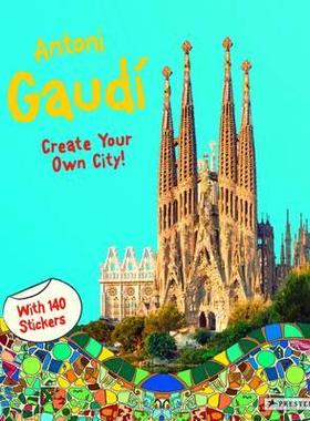 【预售】Antoni Gaudi: Create Your Own City Sticker Book