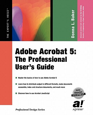 【预售】Acrobat 5: A User Guide for Professionals (Book with