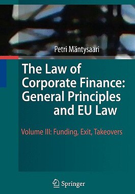 【预售】The Law of Corporate Finance: General Principles and