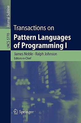 【预售】Transactions on Pattern Languages of Programming I