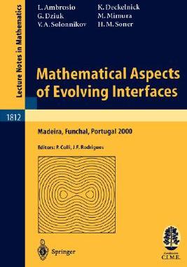 【预售】Mathematical Aspects of Evolving Interfaces: