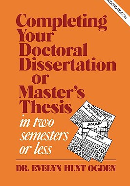 【预售】Completing Your Doctoral Dissertation/Master's