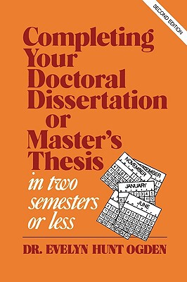 【预售】Completing Your Doctoral Dissertation/Master's