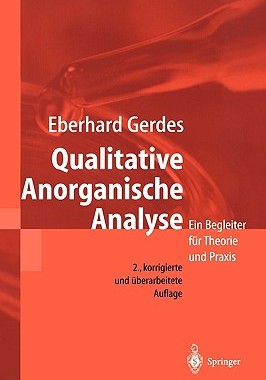 【预售】Qualitative Anorganische Analyse: Ein Begleiter Fur